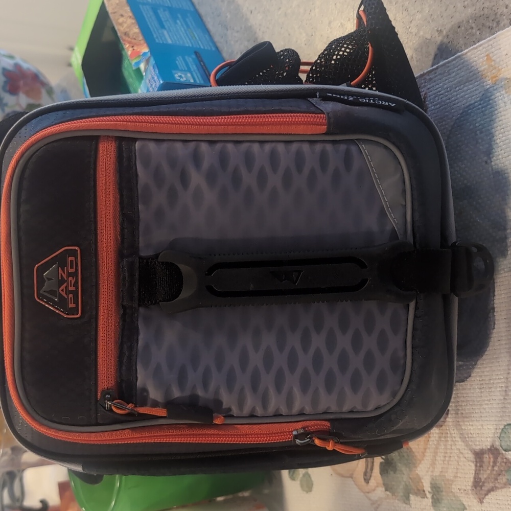 Arctic Zone Pro Expandable Lunch Pack Gray and Orange Lunch Bag - Picture 4 of 12